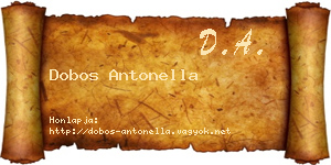 Dobos Antonella névjegykártya